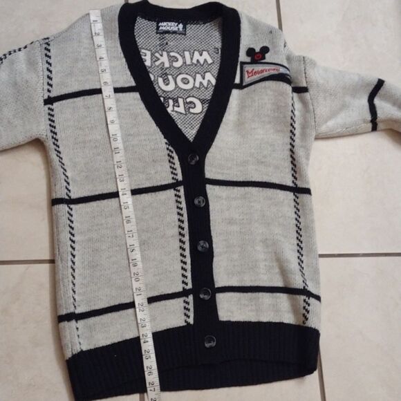 Disney Mickey Mouse Club Cardigan Mouseketeers grey size XS - Picture 11 of 11